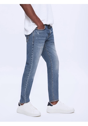 Ltb Dıego X Y Normal Bel Dar Paça Skınny Jean Pantolon 010095149015086 55442 Orta Mavı Mavi