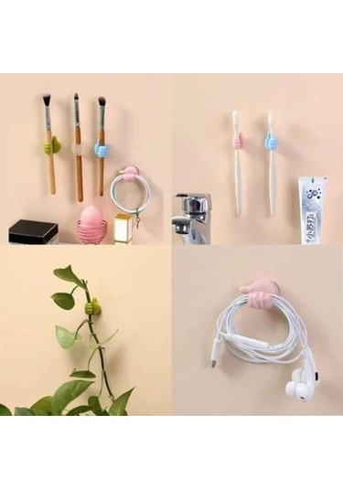 River World 10 Adetlik Kabloları Tutmak İçin El Şeklinde Aparat