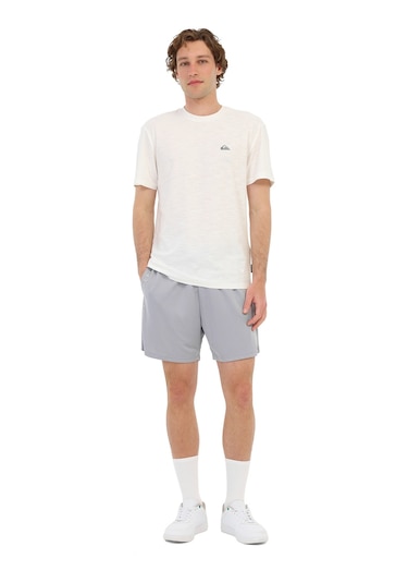 Quiksilver Slub Roundneck Beyaz Erkek Kısa Kol T-shirt