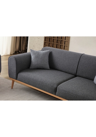 Rebull 3+3+1+1 Koltuk Takımı Antrasit