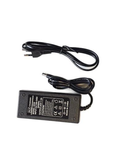 42v 2a Elektrikli Scooter Şarj Cihazı - 36v Batarya Uyumlu Adaptör