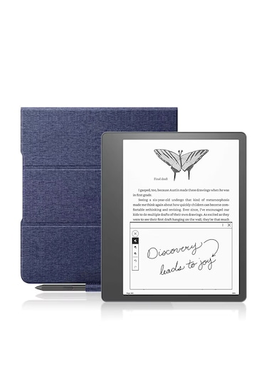 Amazon Kindle Scribe 2022 - 2024 Kılıfı Mavi