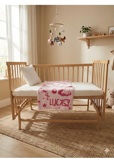 Bunny Peluş Bulut Bebek Battaniyesi - Zt600 Pembe