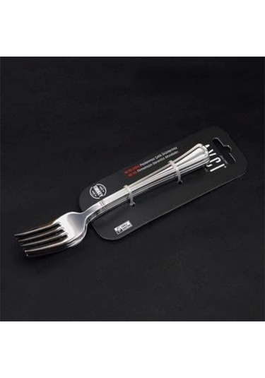 Avcı 101 Narin Yemek Çatalı 19,5 Cm 6 Adet Gümüş