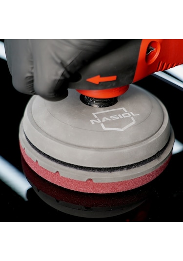 Nasiol Cırtlı Polisaj Tabanı-125/145mm-Araç Pasta Cila Polisaj Aplikatörü-Sünger ve Keçelerle Uyumlu