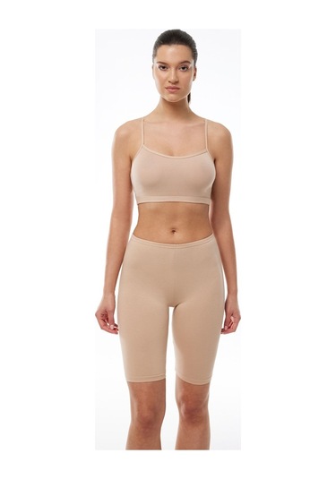 Malabadi Kadın Ten Dizüstü Modal Tayt 112 Ten