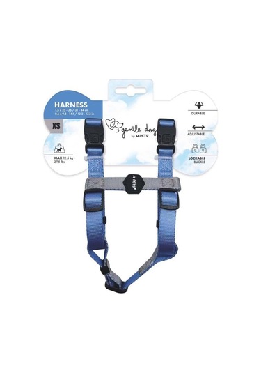 M-pets Gentle Köpek Göğüs Tasması Mavi Xs Mavi