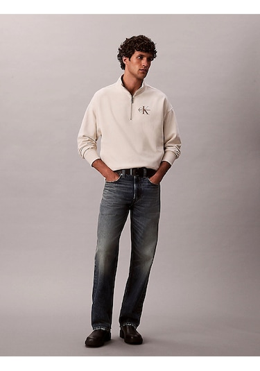 Calvin Klein Erkek Sweat Lv04rd236g 67u Beyaz Beyaz