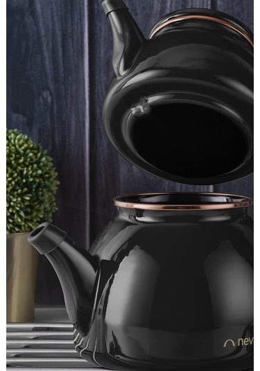 Neva N3171 Bitter Havana Emaye Demlik