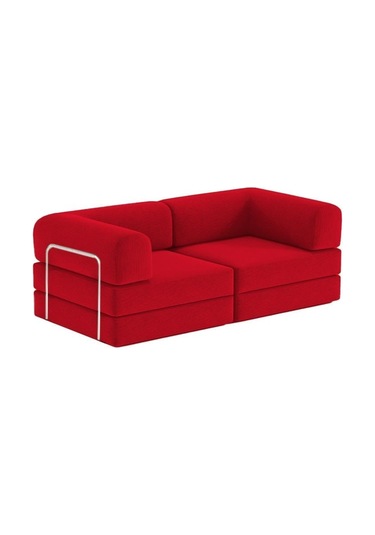 Modüler Legom Koltuk Kırmızı