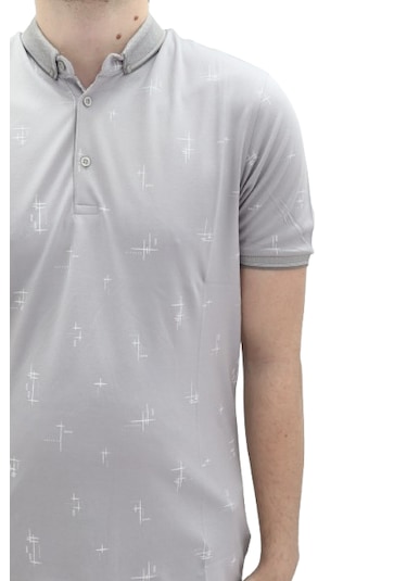 Santa Dmctekstil Erkek 112 Desenli Spor Kesim Rahat Kalıp Cepsiz Polo Yaka T-shirt Gri Santa Dmctekstil Erkek 112 Desenli Spor Kesim Rahat Kalıp Cepsiz Polo Yaka T-shirt Gri