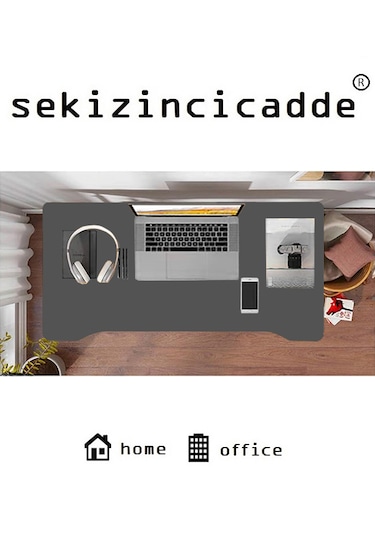 Brody Oyuncu Masası - Antrasit 103x50x80 Yükseklik Ayarlı Antrasit