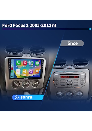 Ford Focus 2 2005-2011yıl 2gb Ram 32gb Rom Multimedya Carplay