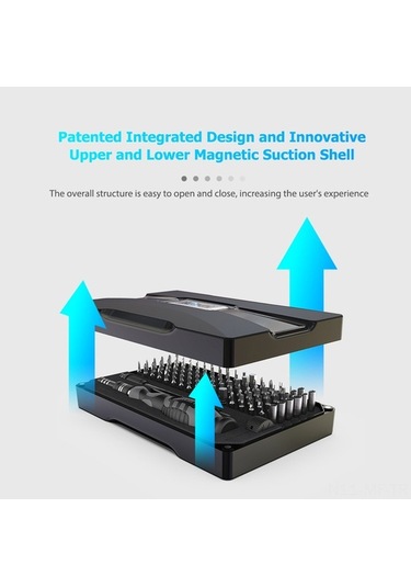 Pazly Vanadyum Uçlu, Tornavida Soketli Seti Krom Kompakt Çelik Çanta 93 9 - Hx