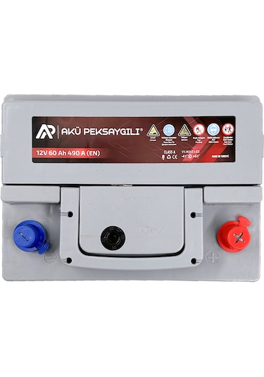 Akü Peksaygılı 12V 60 Ah Akü - Yeni Üretim