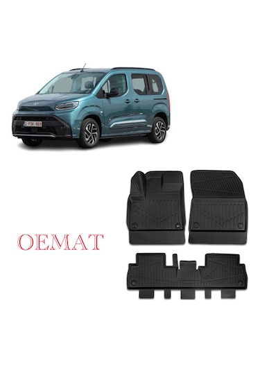 Toyota Proace City Havuzlu Paspas