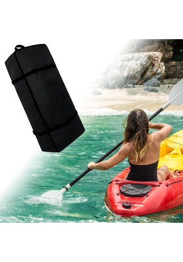 Suntek Paddleboard Sırt Çantası Çanta Naylon Fermuarlı Siyah