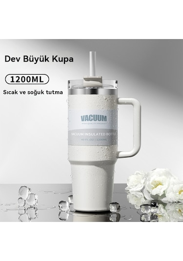 5arabaya Monte 304 Paslanmaz Çelik Isı Ve Soğuk İzolasyonlu Buz Kabı