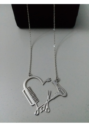 Gümüş Kuaför Kolyesi 453012726