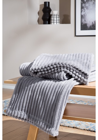 Yataş Bedding Holly Wellsoft TV Battaniyesi 140x190 CM - Gri