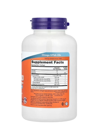 Now Foods Krill Oil Omegas & Fish Oils Epa Dha 1000 120 Softgels