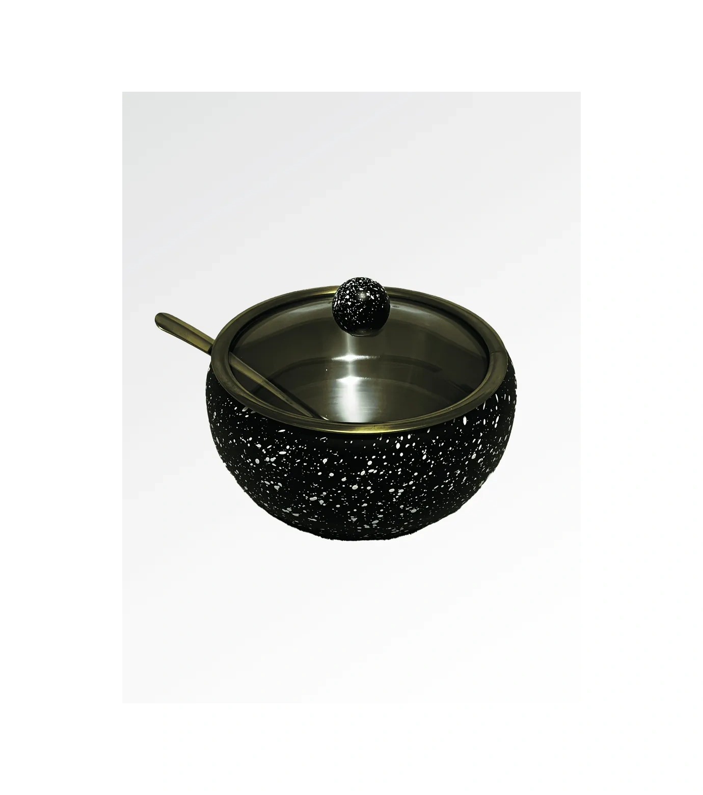 Will Max Kapaklı Ve Kaşıklı Şekerlik 379446365 Siyah