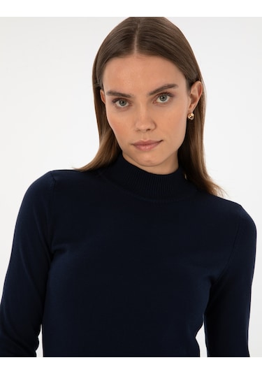 Pierre Cardin Kadın Lacivert Kazak /triko 50315768-vr033 Lacivert