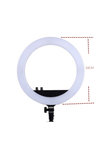 Deyatech 14" 24 W Pro Ring Light + 2 M Stand