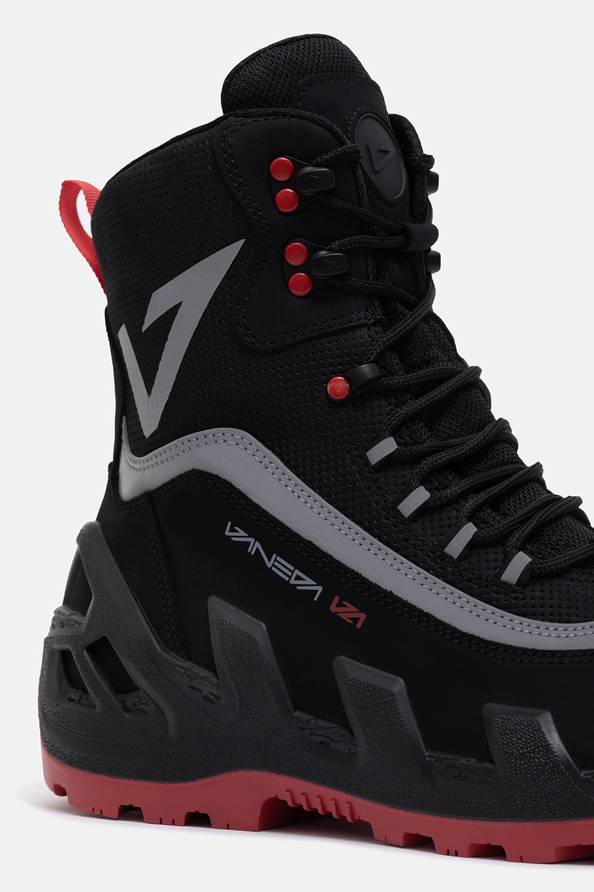 998 V-clutch Pro Next Nubuk Erkek Bot Siyah/kırmızı Siyah/kırmızı