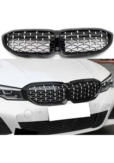 Bmw 3 Serisi G20 Diamond Ön Panjur Böbrek 2019-2022 Arası Uyumlu
