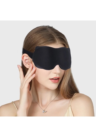 3d Uyku Maskesi Uyku Yardımı Körü Körüne Blokaj Hafif