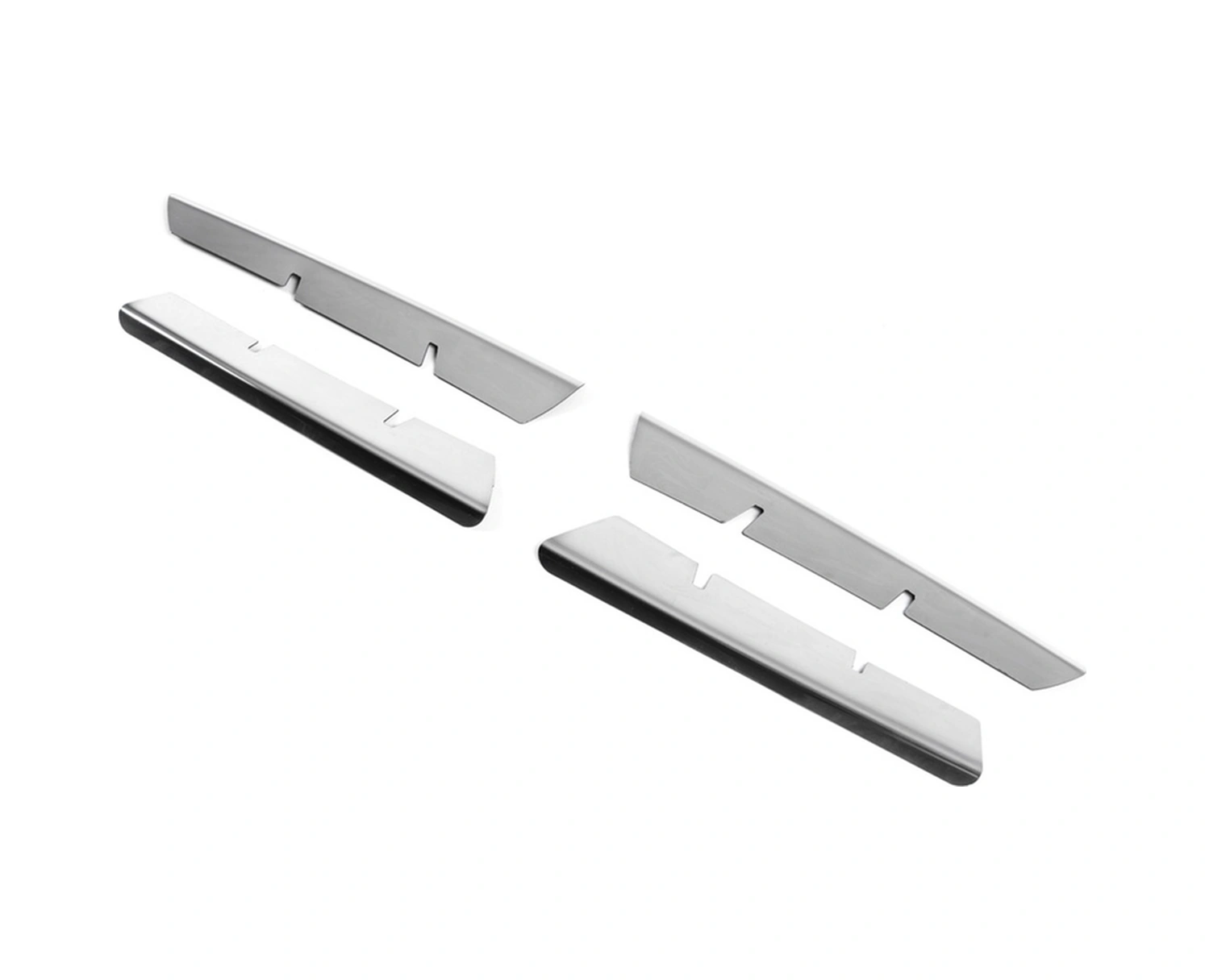 Ueskrom Renault Megane 2 Krom Ön Panjur 4 Parça 2006-2010 Arası P.çelik