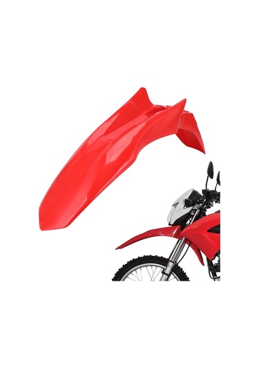 Nayomiglow Motosiklet Ön Çamurluk Çamurluk Kapağı Honda Xr150l Xr 150l Aksesuarları İçin Sıçrama Koruyucu Kırmızı