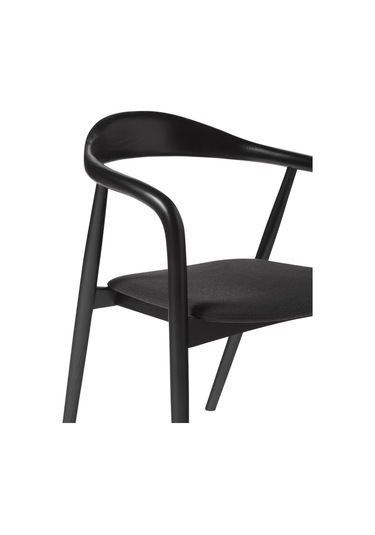 Zodiac Exclusive Yılan Ahşap Sandalye Siyah - Siyah