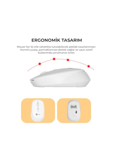 Lecoo KM2001 Kablosuz Türkçe Q Klavye Mouse Set