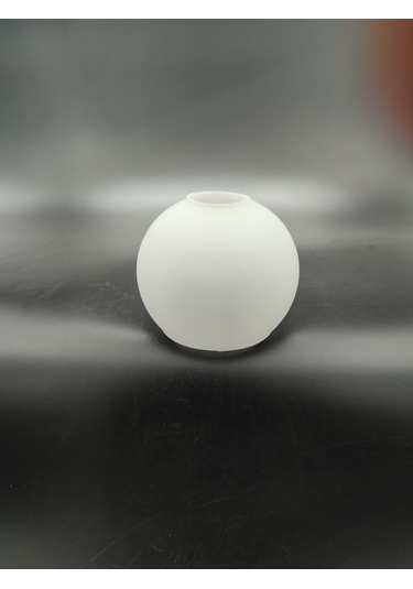 Küçük Avize Camı.beyaz Çap:10.00cm-duy Yuvası:3.00cm E.14 Mat - Süt Beyaz