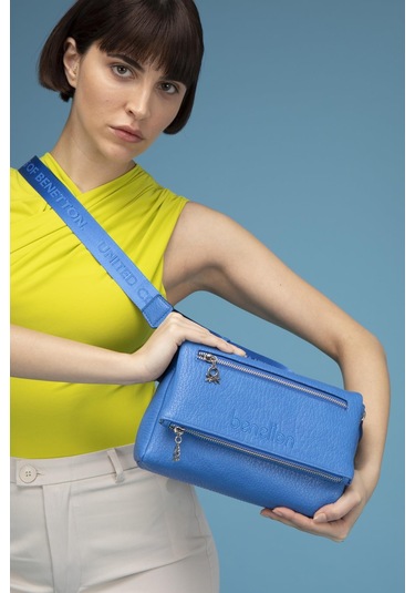 Benetton Kadın El Çantası Bnt1476 Mavi Mavi