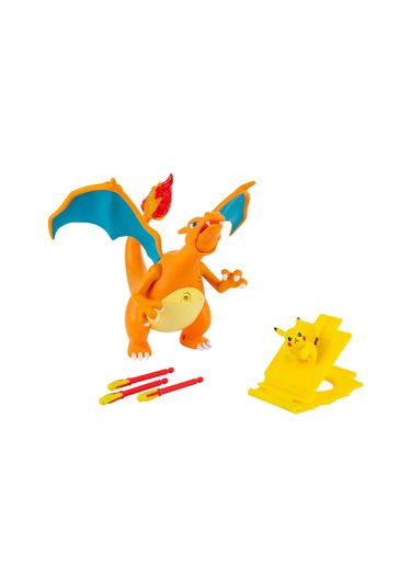 Pokemon Sesli & Işıklı Elektronik Charizard & Pikachu Figür Set