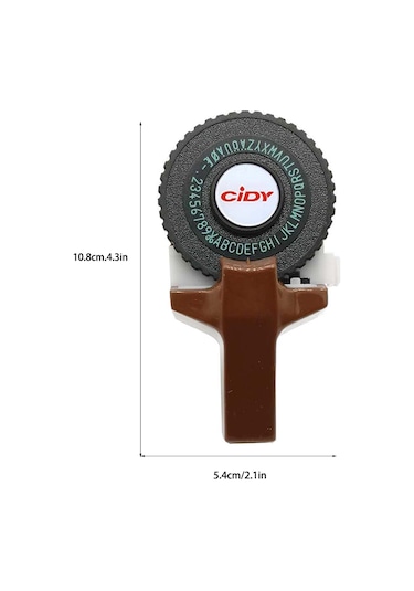 Tenfowee C101 Mini Etiket Yazıcı - El Dekorasyonu Ve Organizasyon İçin 9mm Şeritli Pratik Etiketleme Cihazı