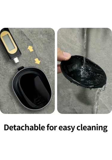 Oldfriend Siyah Dijital Mutfak Terazisi 0 1g Hassas Tartım Lcd Ekran Birim Dönüşümü Siyah