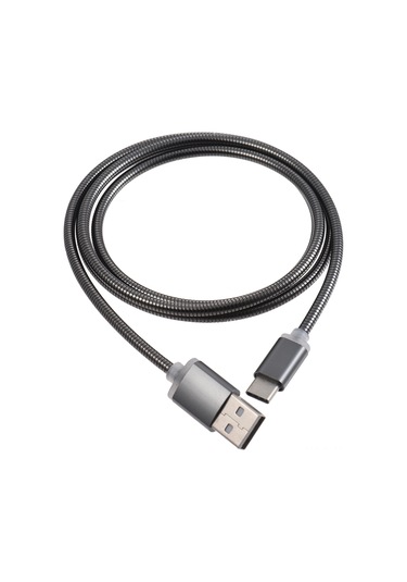 Xiyyadms Metal Tip Type-c Şarj Ve Veri Kablosu, Hızlı Şarj, Yüksek Verimli Transfer, Dayanıklı Metal Yapı, Xiaomi/samsung Uyumlu, 100cm Siyah/gümüş/altın