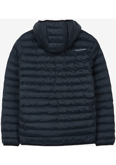 Skechers M Essential Hooded Jacket Erkek Siyah Mont S202063-001 Siyah