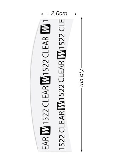 Walker Tape 1522 Clear Protez Saç Bandı 36 Adet C (2CM x 7.5 CM)