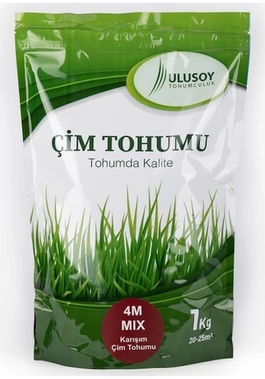 Ulusoy 4M Mix Çim Tohumu Karışımı 1KG