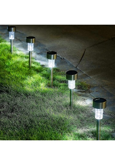 Solar Kazıklı Bahçe Lambası Seti 12 Adet 5332 Çok Renkli