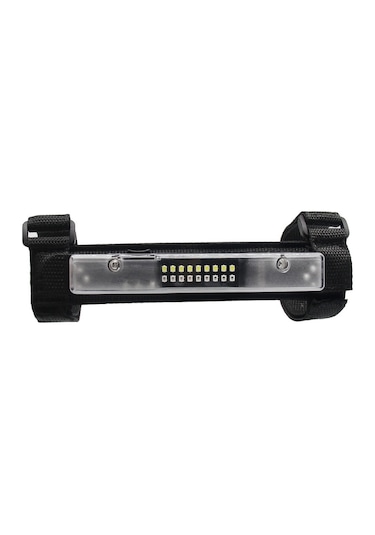 Xindoker Utv Atv Için Led Çift Renkli Tavan Lambası, Beyaz-kırmızı Işık, Şeffaf Kasa, Abs-nilon Malzeme, 3xaaa Pilli Pil Yok