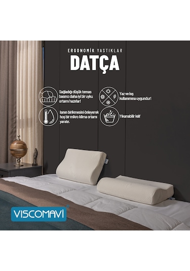 Viscomavi Datça Ergonomik Visco Yastık