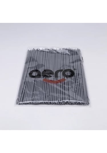Aero Çuvaldız Plastik Dar Delik Uzun 24 cm 100 Adet Gri