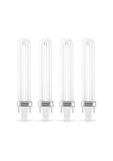 Xurunkeji Tırnak Sanatı Kurutma Makinesi Uv Lamba Işığı İçin 6'lı Yedek Elektronik 9w U Şeklinde 365nm Lamba Ampul Tüpü - Endüktans Ampulü Değil