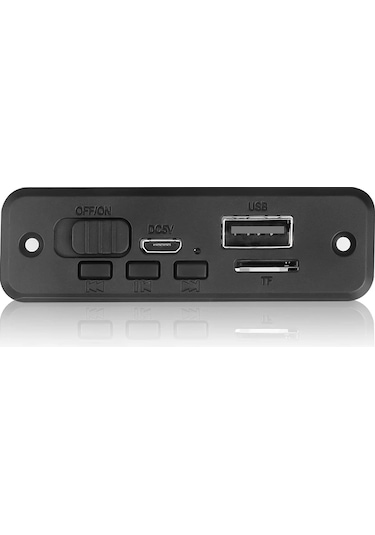 5v Bluetooth 5.0 Mp3 Çalar Dekoder Kurulu Araba Fm Radyo Modülü 2 3w 6w Black